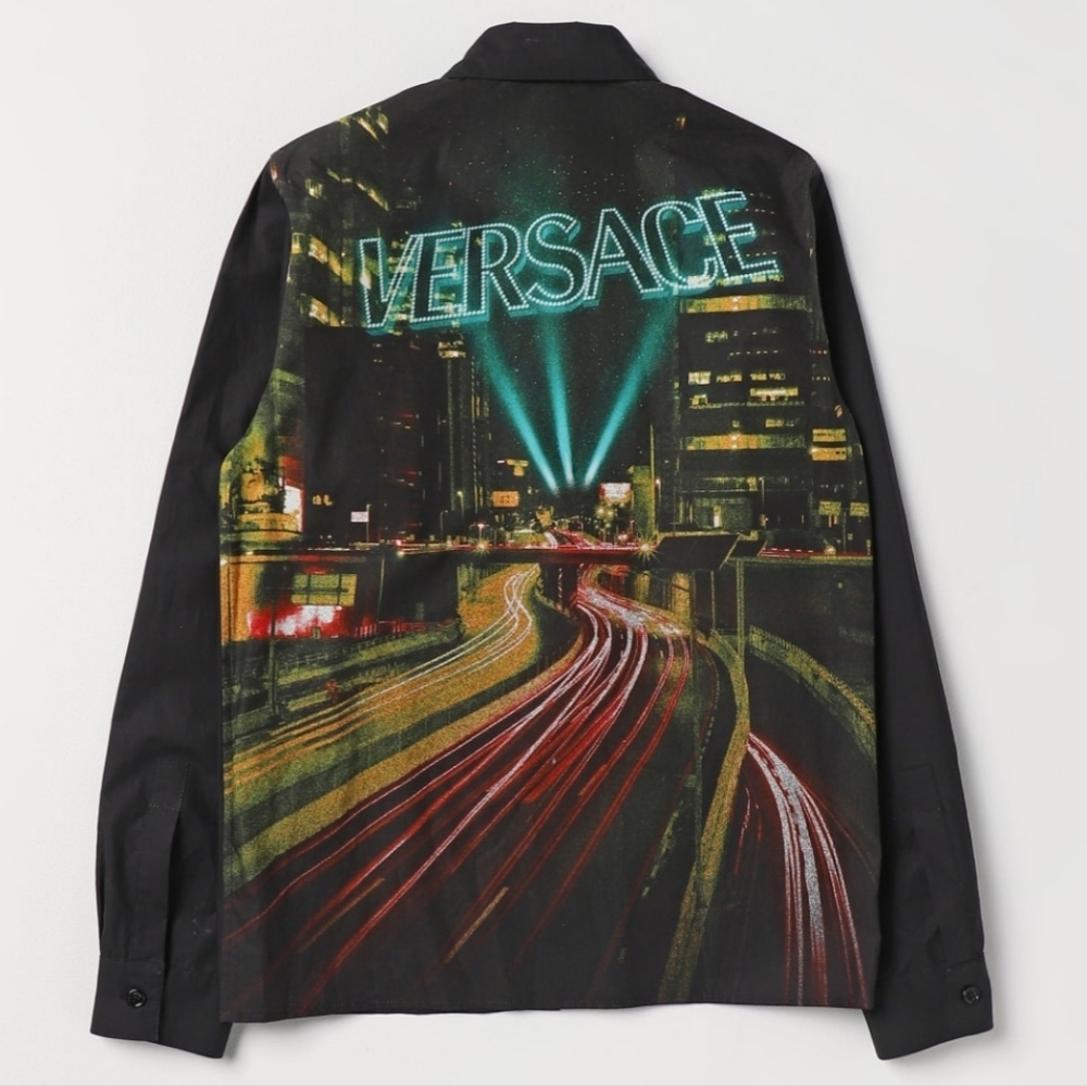Versace button down shirt